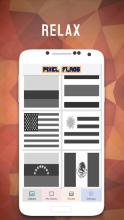 Color by number flags - Pixel Art截图3