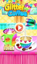 Glowing Glitter Coffee Shop: Trendy Kids Sparkle截图5