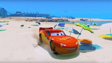 Super Hero Cars Lightning Mcqueen Car Racing Games截图1