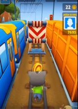 my talking cat run : surfer city police截图3