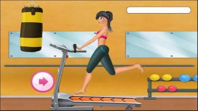 Gym Fitness princess game截图2