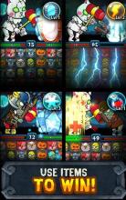 ZombiePoww: Real-time Action Puzzle Battle截图2