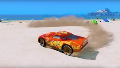 Super Hero Cars Lightning Mcqueen Car Racing Games截图3