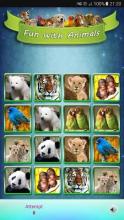 Match Puzzle Game Animals For Kids截图1