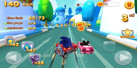 Super Sonic Micky Roadster: Kart Racing截图4