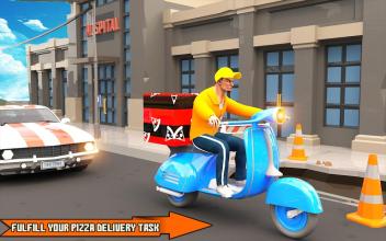 Pizza Delivery Boy: City Driving Simulator截图3