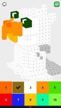 3D Coloring - Voxel Pixel Art - Color by Numbers截图5