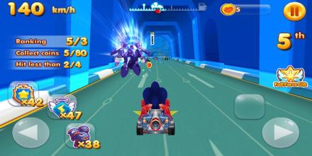 Super Sonic Micky Roadster: Kart Racing截图1