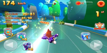 Super Sonic Micky Roadster: Kart Racing截图5