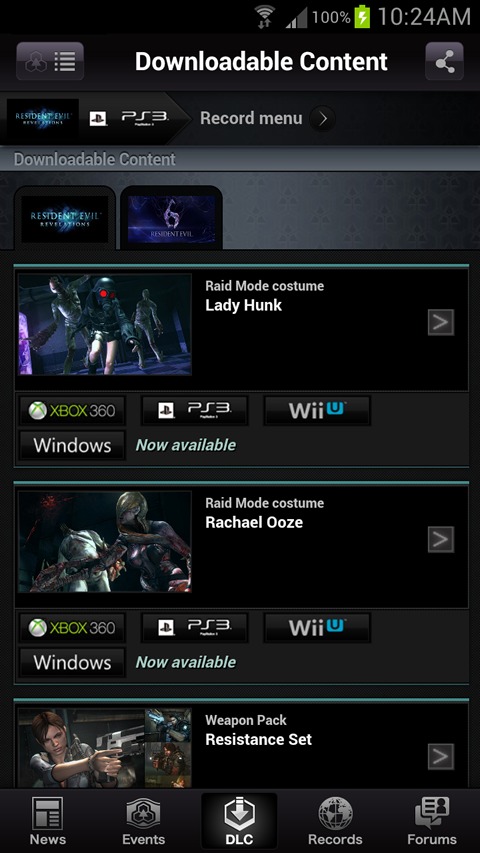 RESIDENT EVIL.NET Mobile截图3