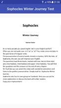 Sophocles Winter Journey Educational Version截图3