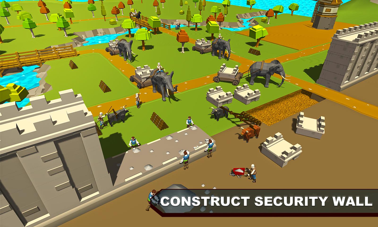 Security Wall Construction Game截图2