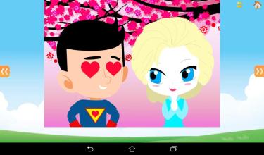 Princesses and Super Heroes - Puzzle截图1