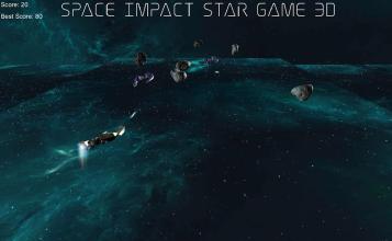 Space Impact Star Game 3D截图1