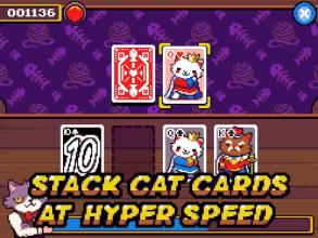 Cat Stacks Fever: endless speed card game截图3