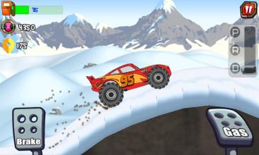 Super McQueen Monster Cars 1 Climb Racing截图2