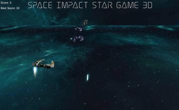 Space Impact Star Game 3D截图3