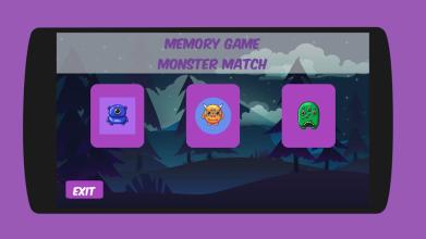 Memory Game - Monsters Cute截图5