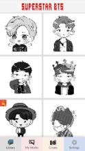 Superstar BTS - Pixel Art截图1