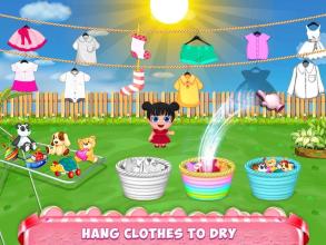 Mom Baby Clothes Washing Laundry截图3