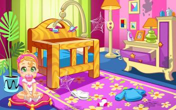 Baby Doll House Cleaning simulation截图4