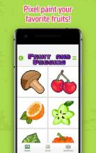 Coloring Fruits And Vegetables – Color By Number截图5