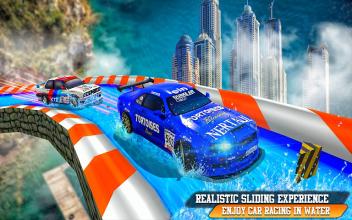 Watersliding Stunt Car Racing Simulator 2018截图3