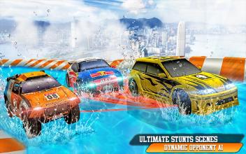 Watersliding Stunt Car Racing Simulator 2018截图1