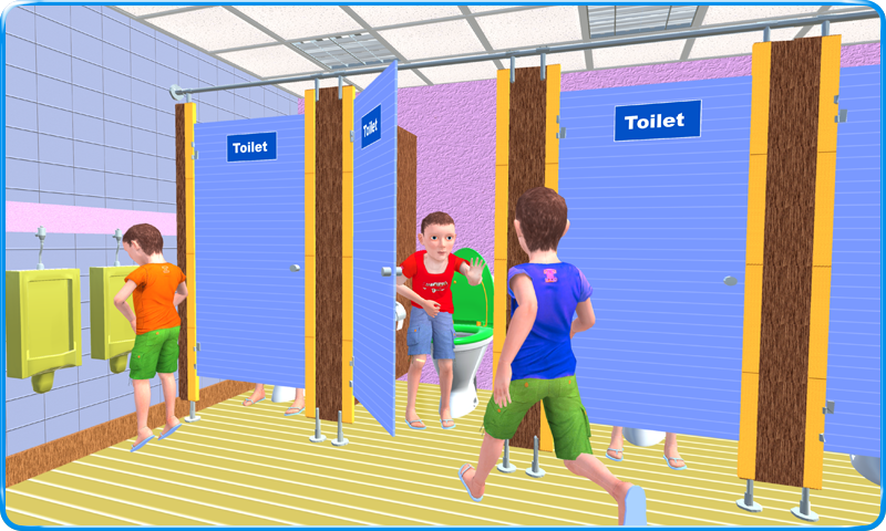 Kids Toilet Emergency Pro 3D截图1