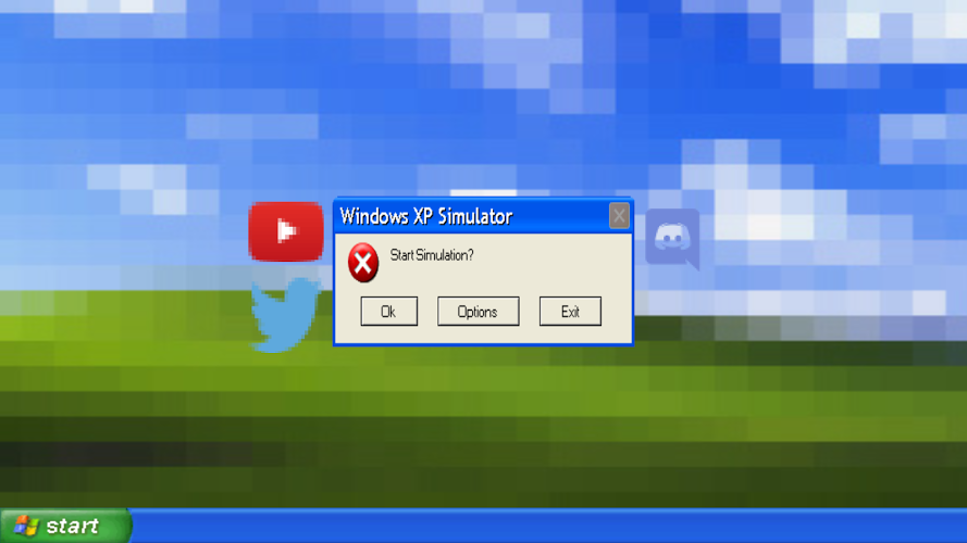 Ха симулятор windows xp очень забавный ломаем мозг с windows abc