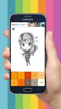 Anime Chibi Manga Coloring Book截图2