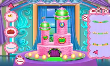 princess castle cake cooking game截图4