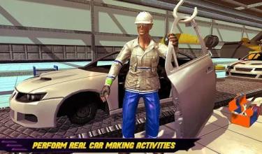 Car Maker Auto Mechanic Sports Car Builder Games截图2