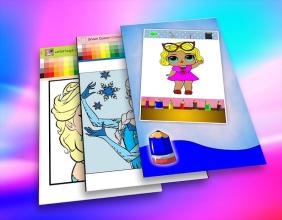 coloring book Dolls - Princess pages截图3