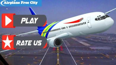 Airplane Free City Flight Simulator: Parking Game截图1