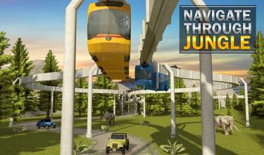 Elevated Train Driving Simulator: Sky Tram Driver截图5