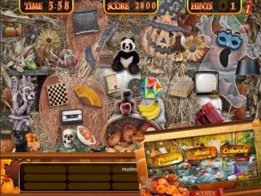 Hidden Objects Fall Harvest Halloween Object Game截图2