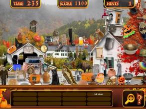 Hidden Objects Fall Harvest Halloween Object Game截图3