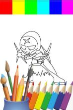 Coloring Titans Cartoon For Kids截图2