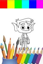 Coloring Titans Cartoon For Kids截图1