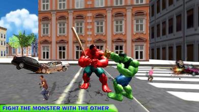 Incredible Monster City Battle Fighting Hero截图1