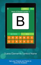 Guess The Chemical Elements Symbol Name Quiz Game截图1