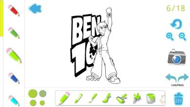 Coloring Ben Nice Game 10 for kids截图3