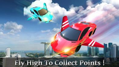 Flying Sports Car Simulator 2018 : Flying Car Free截图1