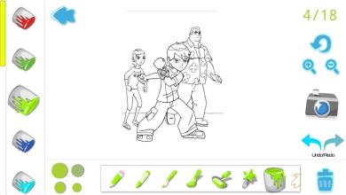 Coloring Ben Nice Game 10 for kids截图2