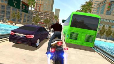 City Traffic Moto Racing截图1