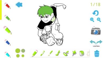 Coloring Ben Nice Game 10 for kids截图4