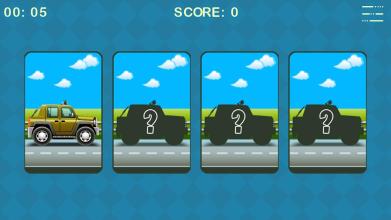 Transport memory game for kids截图1