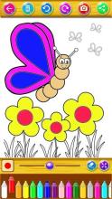 coloring butterfly animals in the garden截图3