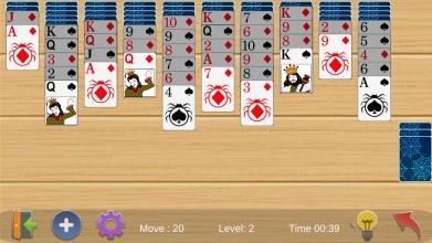 Spider Solitaire Card Games Free截图4